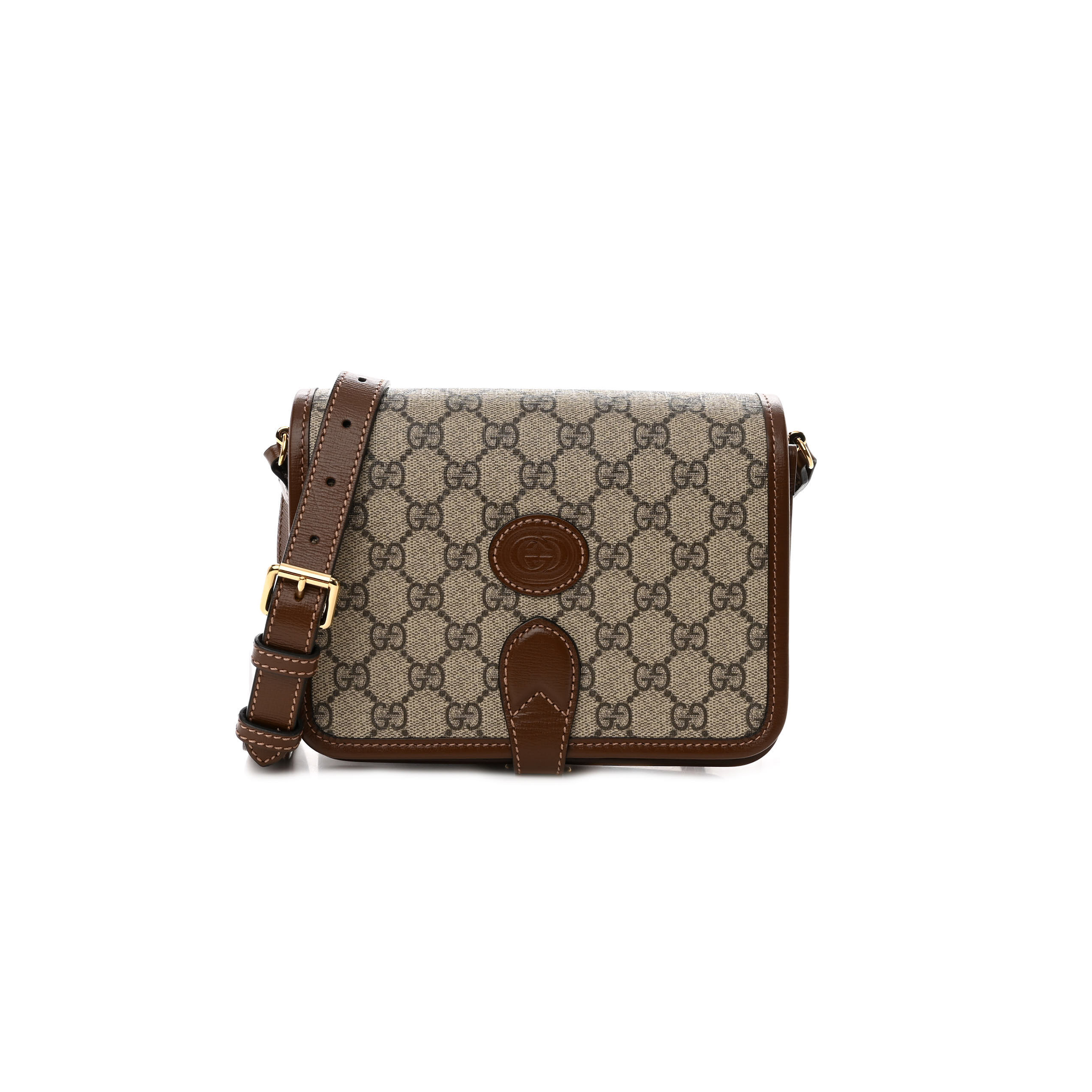 GUCCI MINI SHOULDER BAG WITH INTERLOCKING&G 671620 (20*17*8cm)